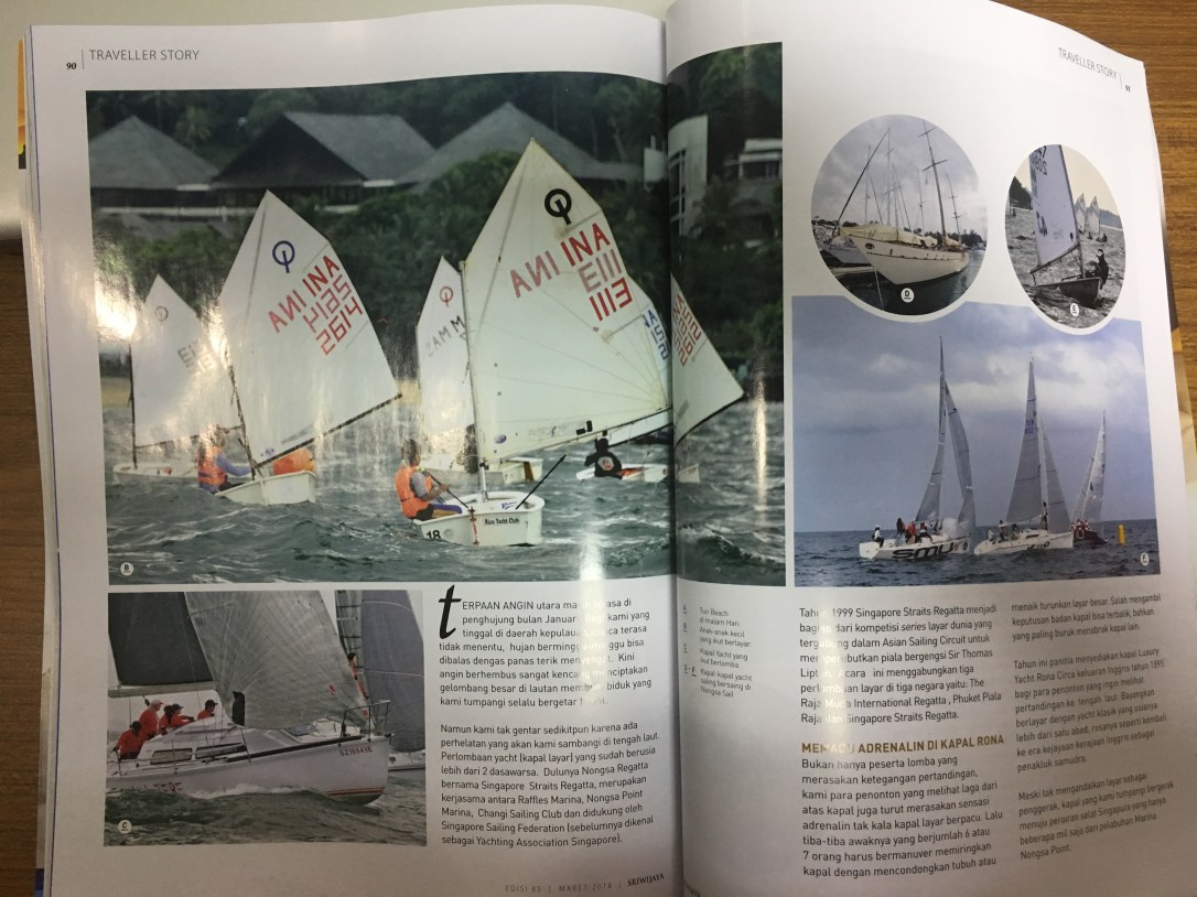 Tulisan pengalaman menyaksikan Nongsa Regatta 2018