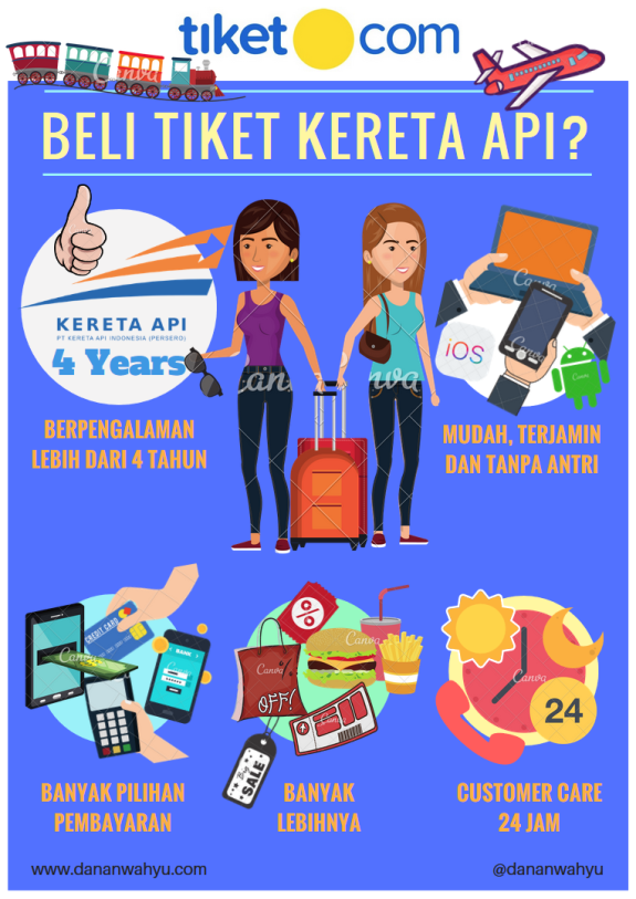 Mengapa beli tiket kereta apdi di Tiket.COM?