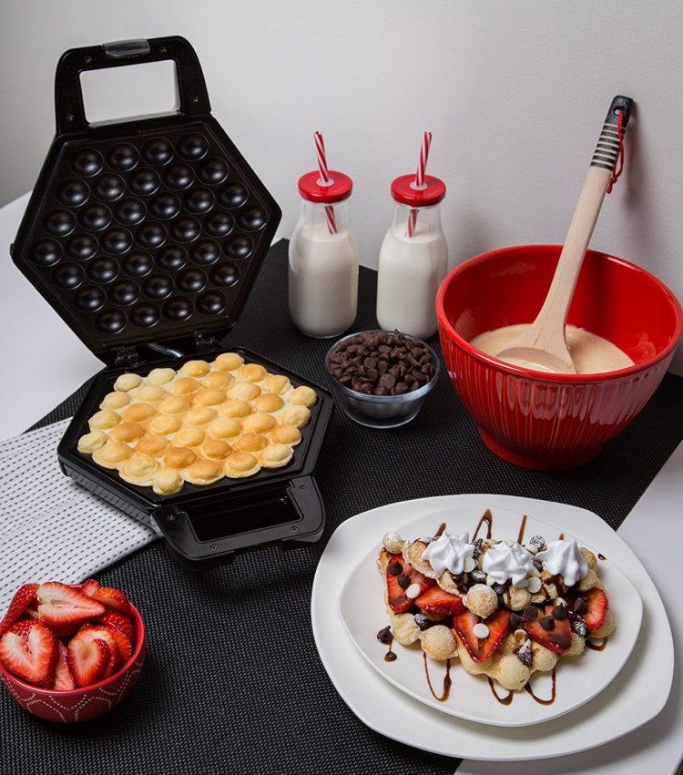 egg wafle,wafle bertekstur mirip telur