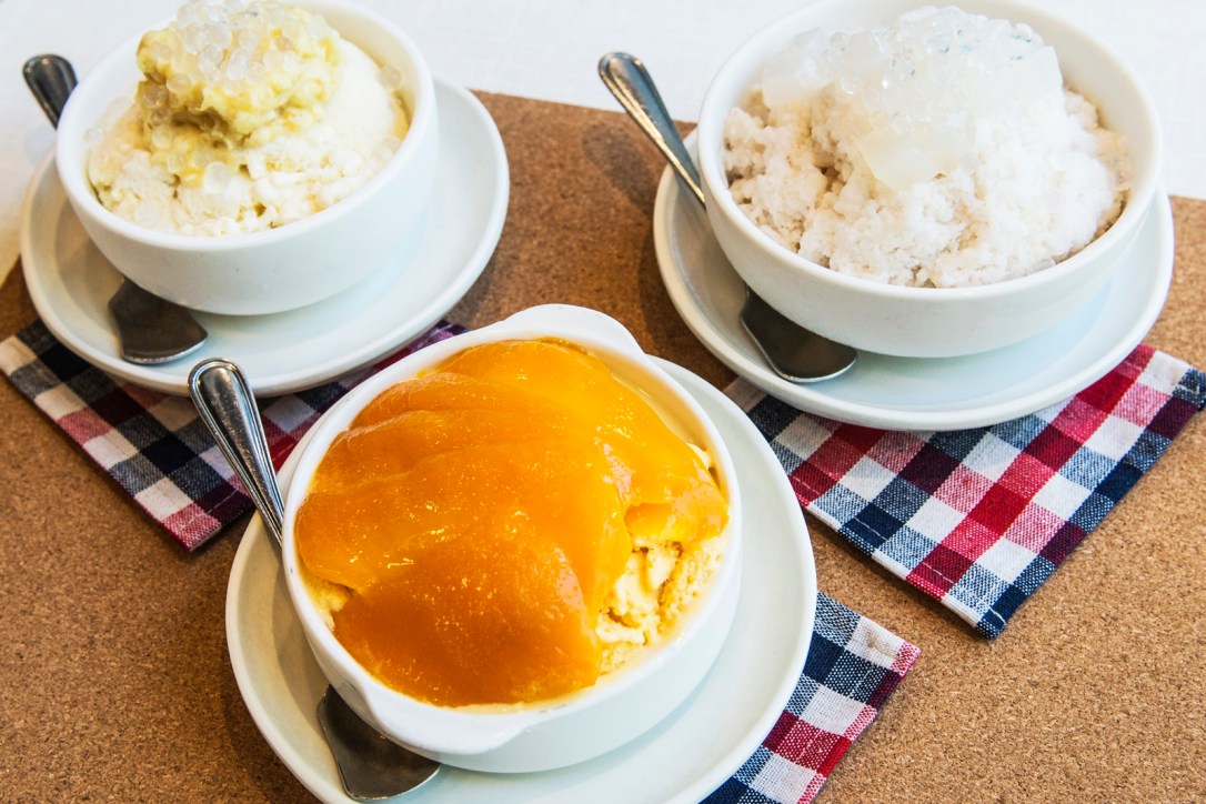 Dessert tradsional Hong Kong berbahan dasar buah ( Sumber http://www.metrocity1.com)
