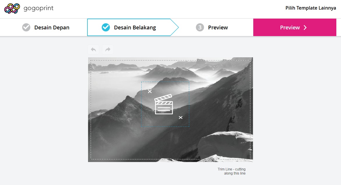 Tersedia juga desain kartu nama dengan logo 